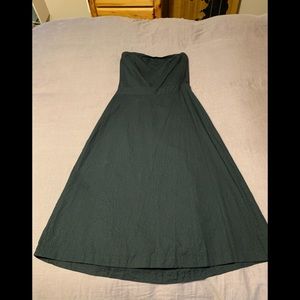 J Crew Strapless Black Dress